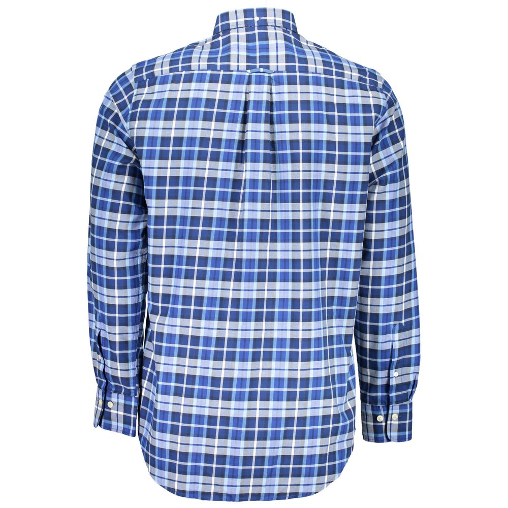 Gant Blue Cotton Shirt for Men